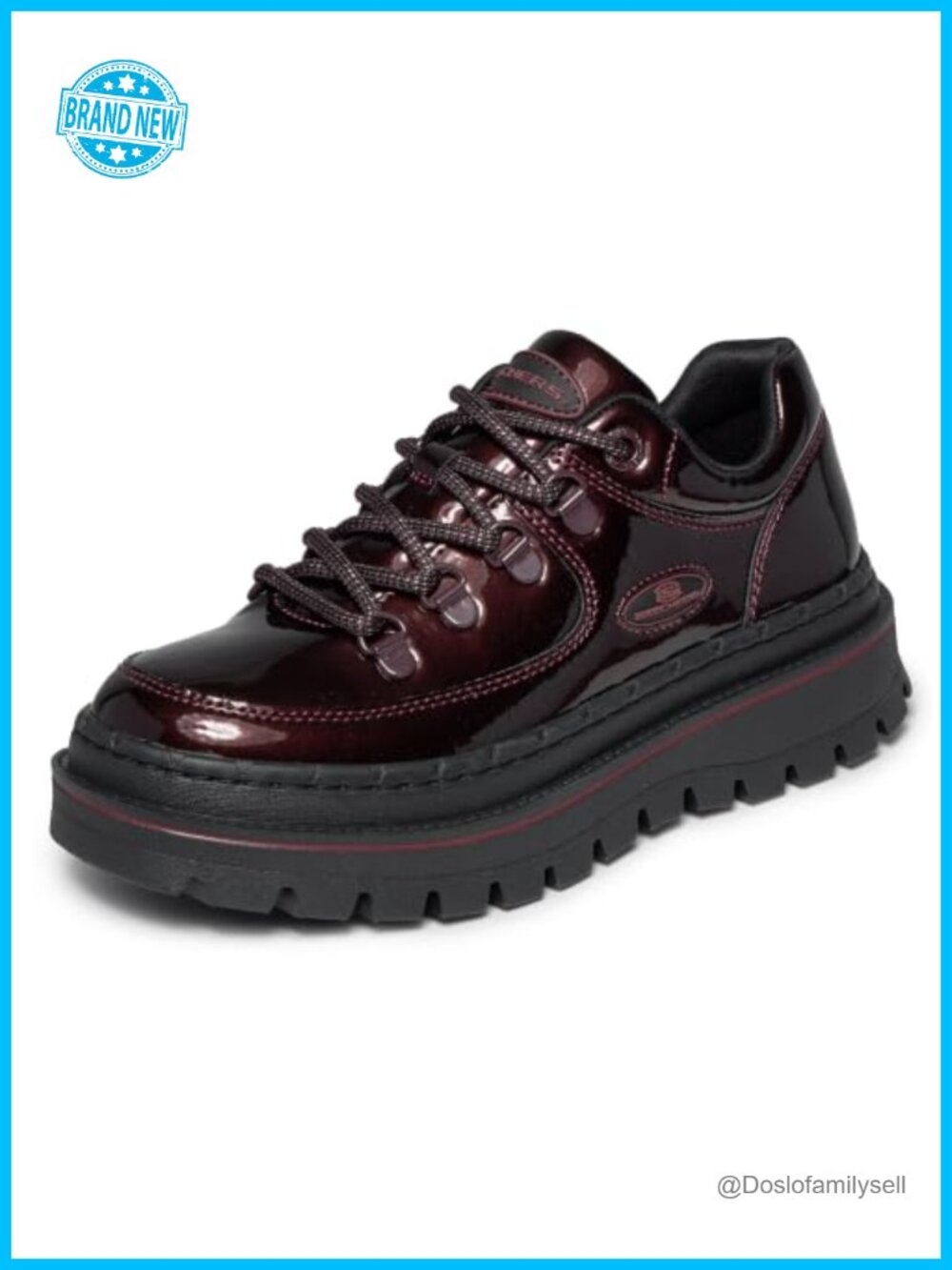 Platform Sneaker Boot Lace Up Memory Foam Cushioned Round Toe Women's Shoe